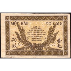 Indochine Française - Pick 89a_2 - 10 cents - Série HB - 1944 - Etat : TB+