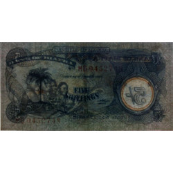 Biafra - Pick 3 - 5 shillings - Série MD - 1969 - Etat : TB+