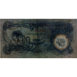 Biafra - Pick 3 - 5 shillings - Série MD - 1969 - Etat : TB+