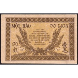 Indochine Française - Pick 89a_1 - 10 cents - Série RE - 1944 - Etat : pr.NEUF