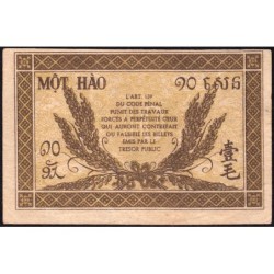 Indochine Française - Pick 89a_1 - 10 cents - Série RE - 1944 - Etat : TTB