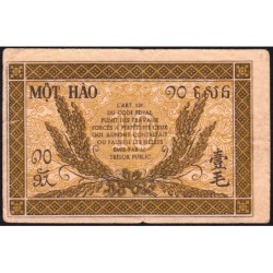 Indochine Française - Pick 89a_1 - 10 cents - Série YO - 1944 - Etat : TB-