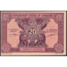 Indochine Française - Pick 90 - 20 cents - Série BC - 1944 - Etat : SPL+