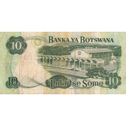 Botswana - Pick 9c - 10 pula - Série D/23 - 1987 - Etat : TB