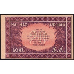 Indochine Française - Pick 90 - 20 cents - Série PN - 1944 - Etat : SPL+