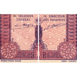 Indochine Française - Pick 90 - 20 cents - Série QE - 1944 - Variété - Etat : SUP