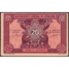 Indochine Française - Pick 90 - 20 cents - Série RI - 1944 - Etat : pr.NEUF