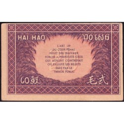 Indochine Française - Pick 90 - 20 cents - Série RI - 1944 - Etat : pr.NEUF