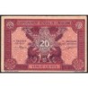 Indochine Française - Pick 90 - 20 cents - Série RO - 1944 - Etat : TTB+