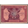 Indochine Française - Pick 90 - 20 cents - Série SQ - 1944 - Etat : SUP+