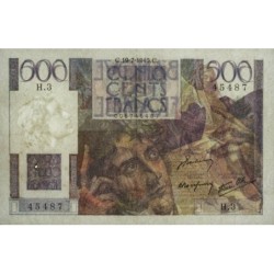 F 34-01 - 19/07/1945 - 500 francs - Chateaubriand - Série H.3 - Etat : TTB+