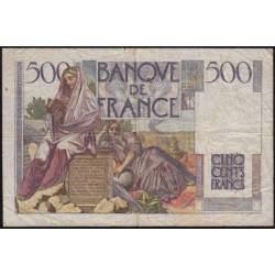 F 34-02 - 06/09/1945 - 500 francs - Chateaubriand - Série R.28 - Etat : TB