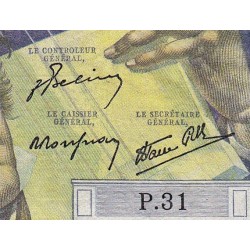 F 34-02 - 06/09/1945 - 500 francs - Chateaubriand - Série P.31 - Etat : TTB+