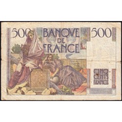F 34-02 - 06/09/1945 - 500 francs - Chateaubriand - Série G.34 - Etat : TB-