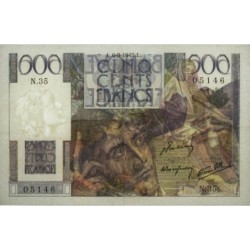 F 34-02 - 06/09/1945 - 500 francs - Chateaubriand - Série N.35 - Etat : TTB+