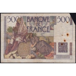 F 34-03 - 07/11/1945 - 500 francs - Chateaubriand - Série T.37 - Etat : AB