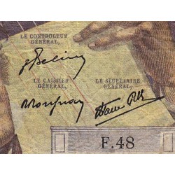 F 34-03 - 07/11/1945 - 500 francs - Chateaubriand - Série F.48 - Etat : B+
