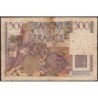F 34-07 - 09/01/1947 - 500 francs - Chateaubriand - Série X.98 - Etat : B