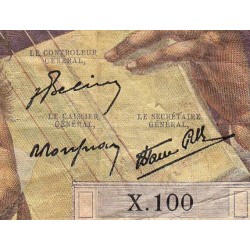 F 34-07 - 09/01/1947 - 500 francs - Chateaubriand - Série X.100 - Etat : B+