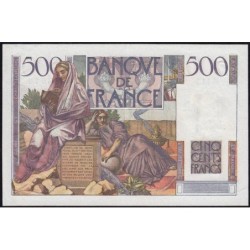 F 34-10 - 04/09/1952 - 500 francs - Chateaubriand - Série H.115 - Etat : SUP+ à SPL