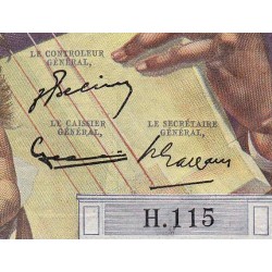 F 34-10 - 04/09/1952 - 500 francs - Chateaubriand - Série H.115 - Etat : SUP+ à SPL