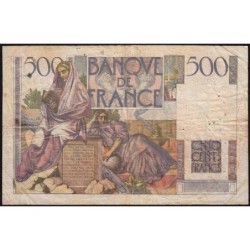 F 34-11 - 02/01/1953 - 500 francs - Chateaubriand - Série Y.121 - Etat : TB-