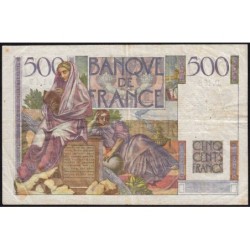 F 34-11 - 02/01/1953 - 500 francs - Chateaubriand - Série D.128 - Etat : TB+