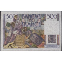 F 34-11 - 02/01/1953 - 500 francs - Chateaubriand - Série Z.131 - Etat : TTB+