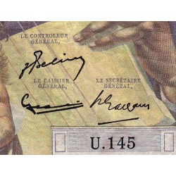 F 34-13 - 02/07/1953 - 500 francs - Chateaubriand - Série U.145 - Etat : TB
