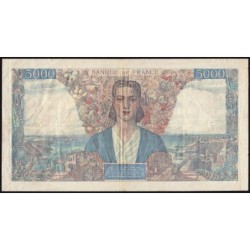 F 47-24 - 03/05/1945 - 5000 francs - Empire Français - Série T.556 - Etat : TTB-