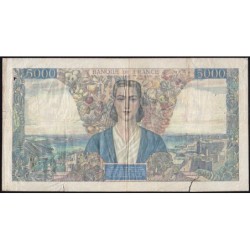 F 47-53 - 16/05/1946 - 5000 francs - Empire Français - Série O.2294 - Etat : TB-