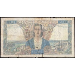 F 47-55 - 18/07/1946 - 5000 francs - Empire Français - Série T.2582 - Etat : AB