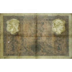 F 21-10 - 07/07/1897 - 100 francs - Bleu et rose - Série M.2240 - Etat : TB à TB+