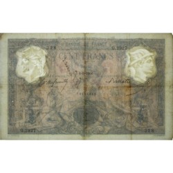 F 21-13 - 01/05/1900 - 100 francs - Bleu et rose - Série Q.2927 - Etat : TB+