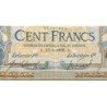 F 22-01 - 15/07/1908 - 100 francs - Merson avec LOM - Série B.325 - Etat : TTB