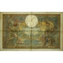 F 22-01 - 15/07/1908 - 100 francs - Merson avec LOM - Série B.325 - Etat : TTB