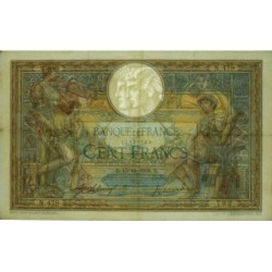 F 22-01 - 13/10/1908 - 100 francs - Merson avec LOM - Série N.478 - Etat : TTB à TTB+
