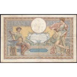 F 22-02 - 21/01/1909 - 100 francs - Merson avec LOM - Série Y.639 - Etat : TB+