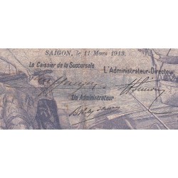 Indochine Française Saïgon - Pick 38b - 20 piastre - Série R.20 - 11/03/1913 - Etat : TTB