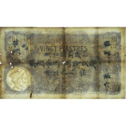 Indochine Française Saïgon - Pick 41 - 20 piastre - Série H.95 - 01/08/1920 - Etat : TB-