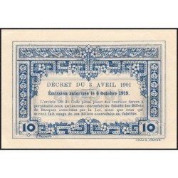 Indochine Française - Pick 43 - 10 cents - 06/10/1919- Etat : SPL+
