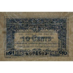 Indochine Française - Pick 43 - 10 cents - 06/10/1919- Etat : SPL+