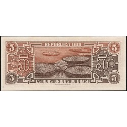 Brésil - Pick 166b - 5 cruzeiros - Série 106 - Estampa 3 - 1962 - Etat : NEUF