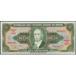 Brésil - Pick 177a - 10 cruzeiros - Série 2477 - Estampa 2 - 1962 - Etat : pr.NEUF