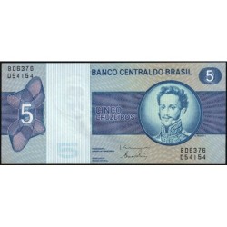 Brésil - Pick 192d - 5 cruzeiros - Série B 06376 - 1979 - Etat : NEUF