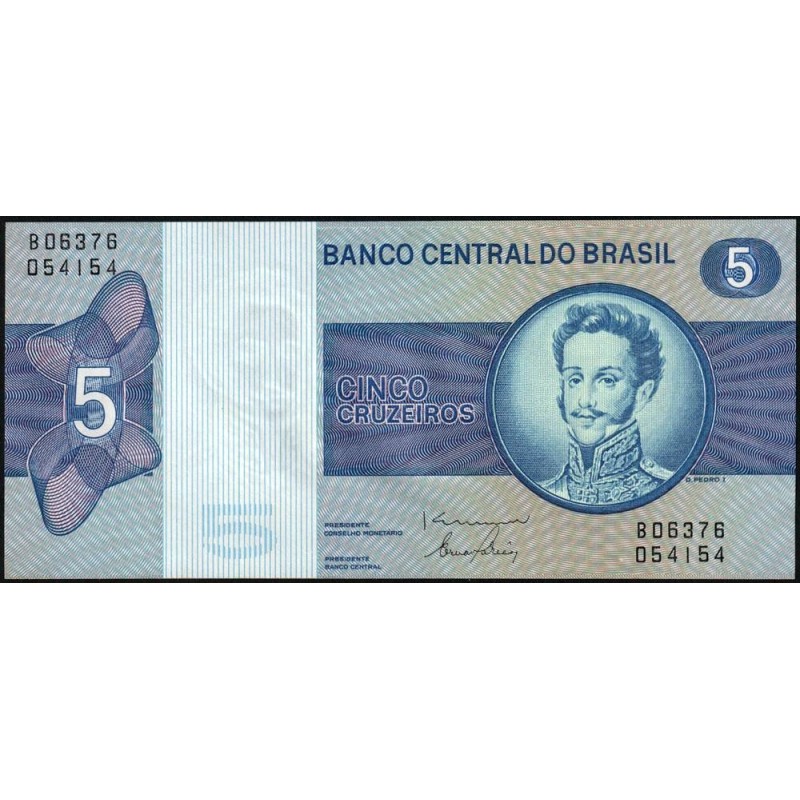 Brésil - Pick 192d - 5 cruzeiros - Série B 06376 - 1979 - Etat : NEUF