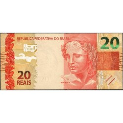 Brésil - Pick 255e_4 - 20 reais - Série KF - 2010 (06/2022) - Etat : NEUF