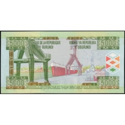 Burundi - Pick 48c - 5'000 francs - Série BB - 31/10/2013 - Etat : NEUF