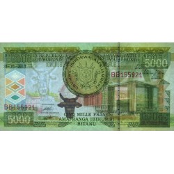 Burundi - Pick 48c - 5'000 francs - Série BB - 31/10/2013 - Etat : NEUF