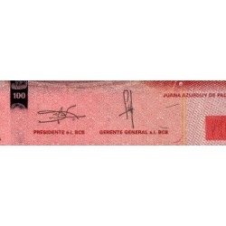 Bolivie - Pick 251a - 100 bolivianos - Série A - Loi 1986 (2018) - Etat : NEUF